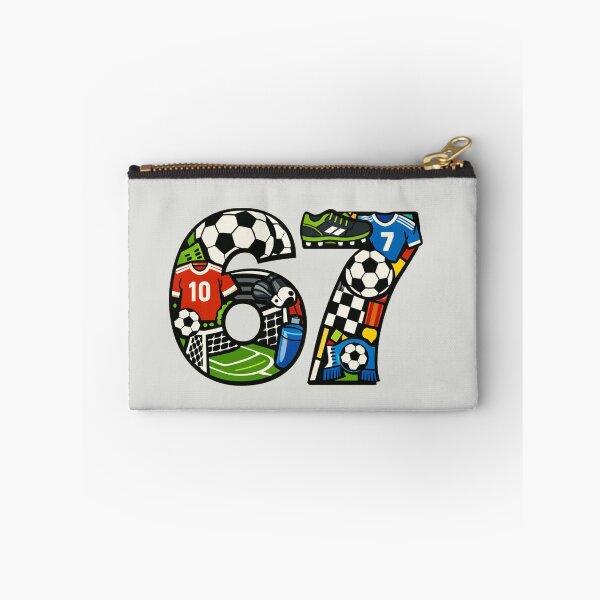 Item preview, six seven meme - 67 football soccer designed and sold by DIGOR shop.