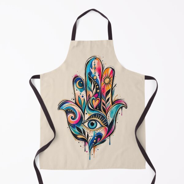 Item preview, Colorful Hamsa Hand with Eye designed and sold by OMdesign10.