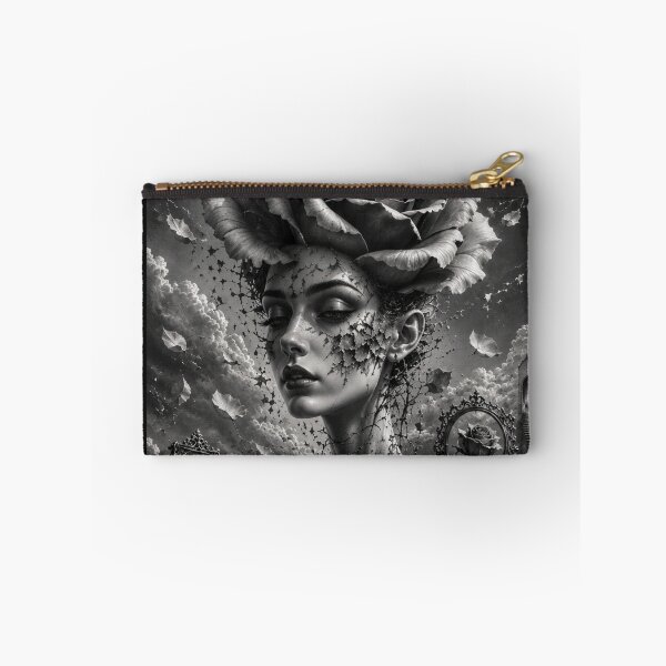 Item preview, Surreal black and white rose — strange dream designed and sold by Axokris.