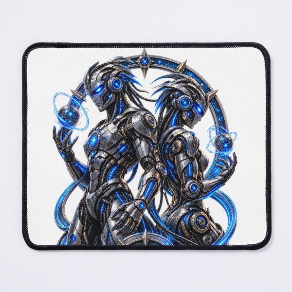 Item preview, Steel Gemini – Cybernetic Zodiac Twins designed and sold by SteelCoat Studio.