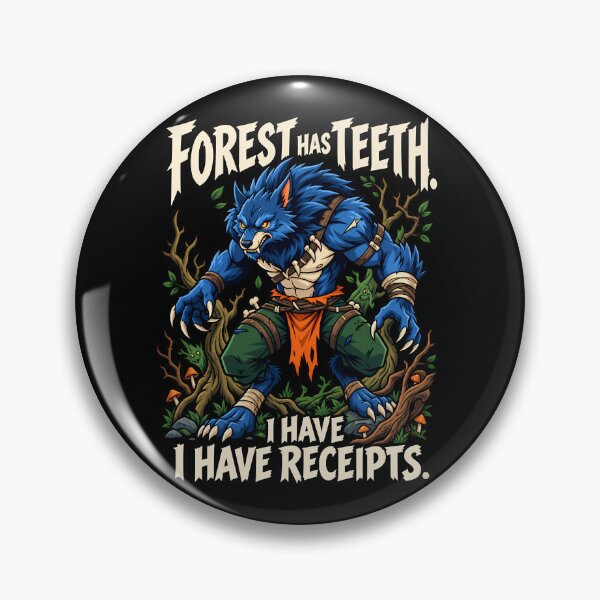 Item preview, Forest Werewolf Warrior With A Terrible Sense Of Humor designed and sold by Tong4130.
