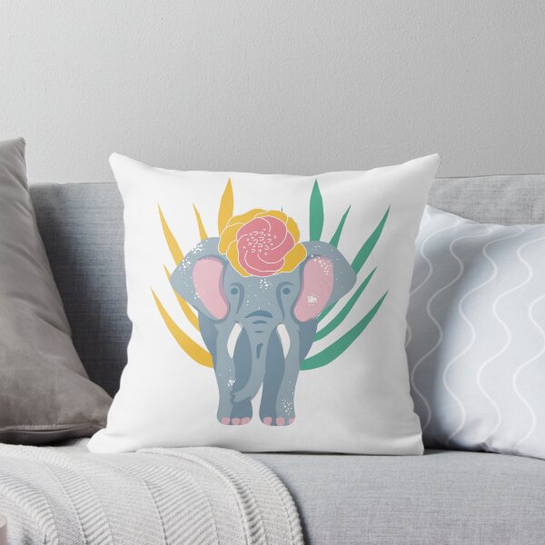 Item preview, Floral Elephant designed and sold by IvysCreativityHouse.