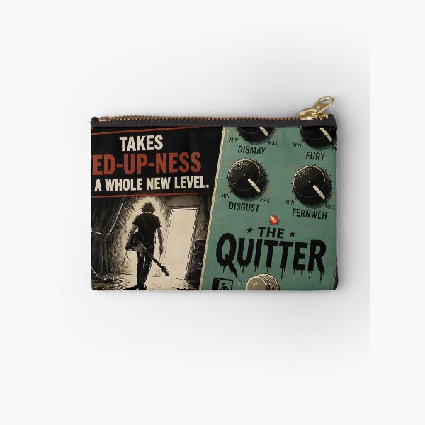 Item preview, The Quitter – a guitar pedal that takes fed-up-ness to a whole new level designed and sold by Mantramontics.
