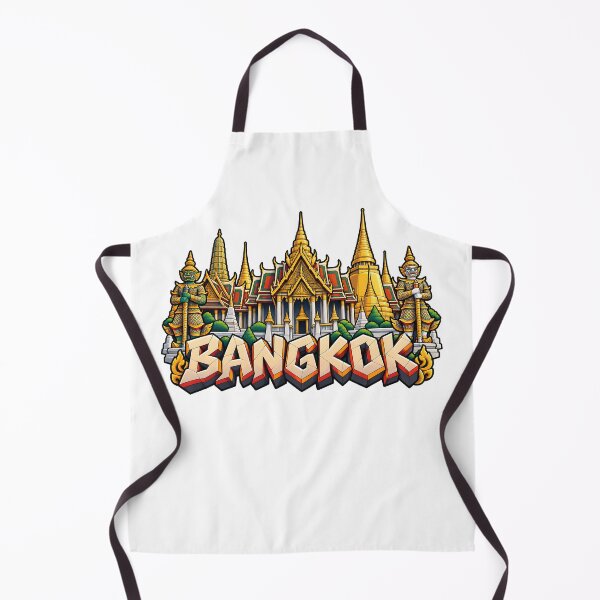 Item preview, Grand Palace Bangkok Thailand – Thai Landmark Travel Illustration designed and sold by Leeded.