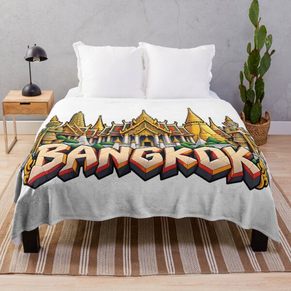 Item preview, Grand Palace Bangkok Thailand – Thai Landmark Travel Illustration designed and sold by Leeded.