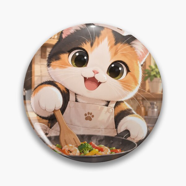 Item preview, Kitten & Cooking designed and sold by BlackDotBunny.