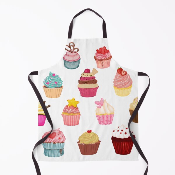 Item preview, Watercolor Cupcake Pattern Sweet Treats Design designed and sold by Anita Ohulo.