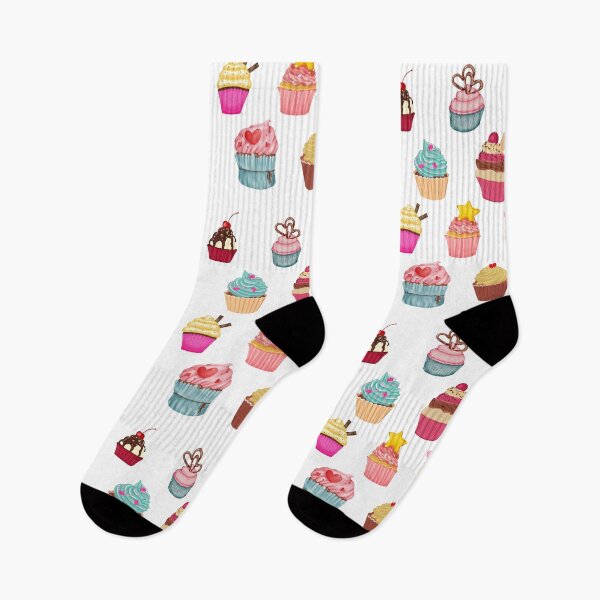 Item preview, Watercolor Cupcake Pattern Sweet Treats Design designed and sold by Anita Ohulo.