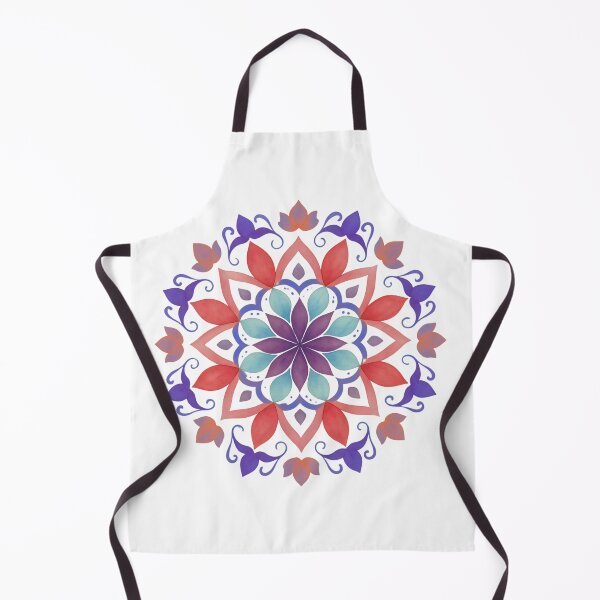 Item preview, Vibrant Psychedelic Floral Mandala designed and sold by RAJASWARSTORE.