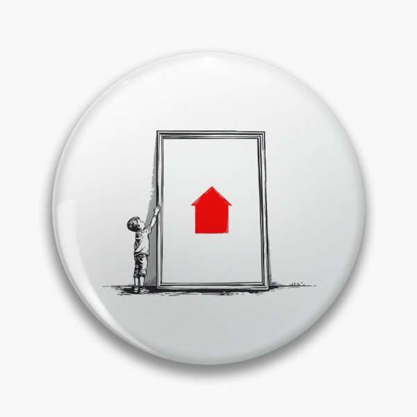 Item preview, The Empty Frame – Minimalist Urban Stencil Art designed and sold by Cavalier-org.