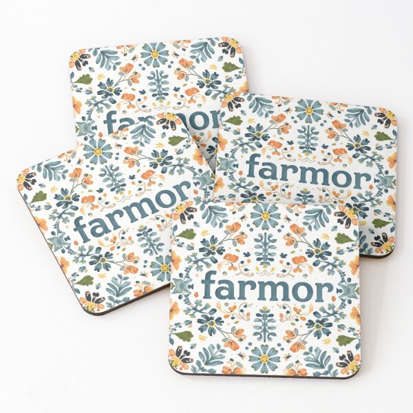 Item preview, Farmor Scandinavian Folk Art Floral Design designed and sold by Designbynorase.