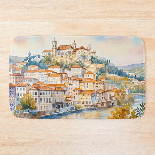 Item preview, Coimbra Watercolor Travel Print - Portugal designed and sold by POSTERIOCREW.