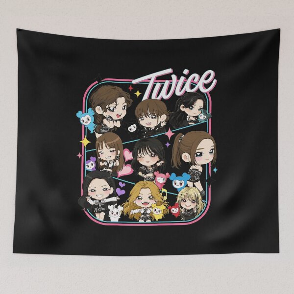 Item preview, Cute Chibi Kpop Girl Group Fans  designed and sold by Messan19.