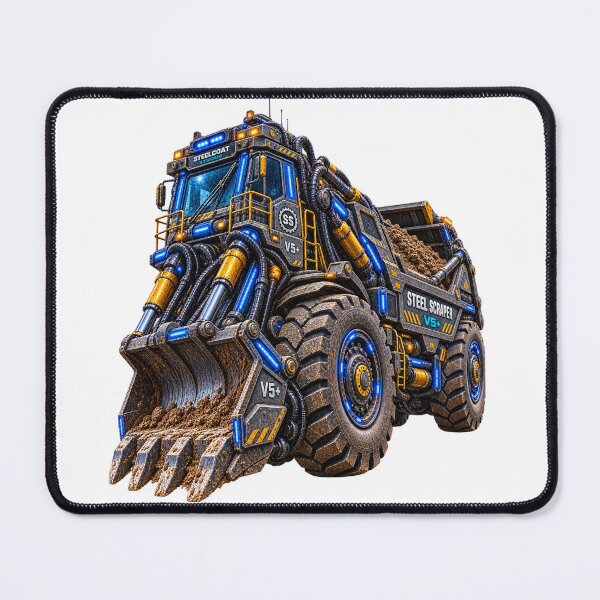 Item preview, Steel Scraper – Cybernetic Excavator designed and sold by SteelCoat Studio.