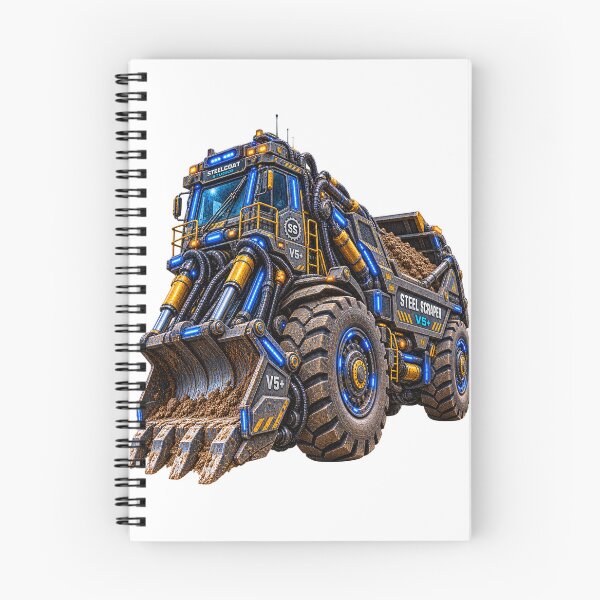 Item preview, Steel Scraper – Cybernetic Excavator designed and sold by SteelCoat Studio.