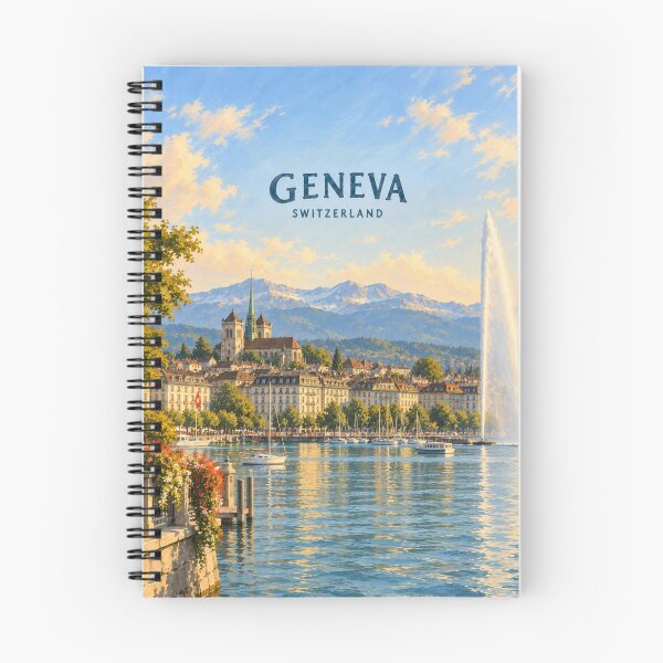 Item preview, Geneva Painterly Swiss City Impression designed and sold by MichaeIRellov.