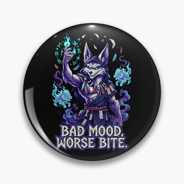 Item preview, Cursed Wolf Shaman Summoning Spirits With Zero Patience designed and sold by Tong4130.