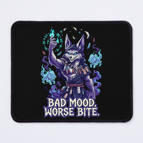 Item preview, Cursed Wolf Shaman Summoning Spirits With Zero Patience designed and sold by Tong4130.