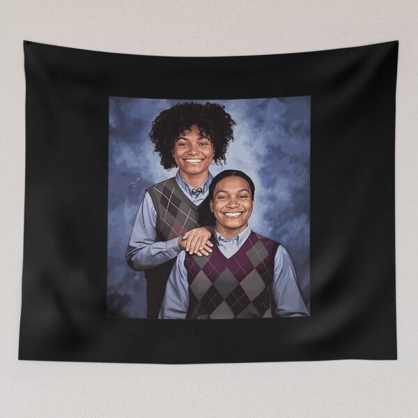Item preview, Cherished Portrait Duo Argyle Style  designed and sold by Marky190.
