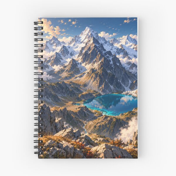 Item preview, Turquoise Lake Beneath the Peaks designed and sold by H-Tsvetkova.