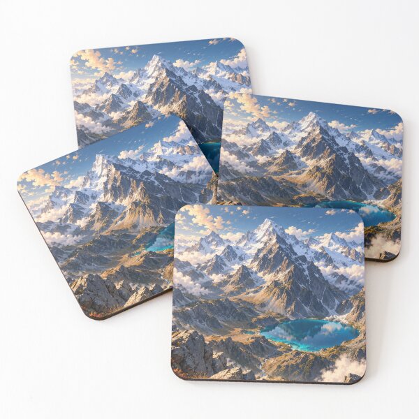 Item preview, Turquoise Lake Beneath the Peaks designed and sold by H-Tsvetkova.