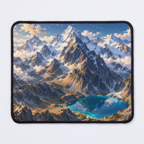 Item preview, Turquoise Lake Beneath the Peaks designed and sold by H-Tsvetkova.