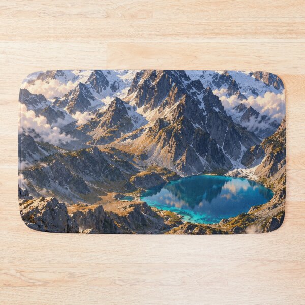 Item preview, Turquoise Lake Beneath the Peaks designed and sold by H-Tsvetkova.