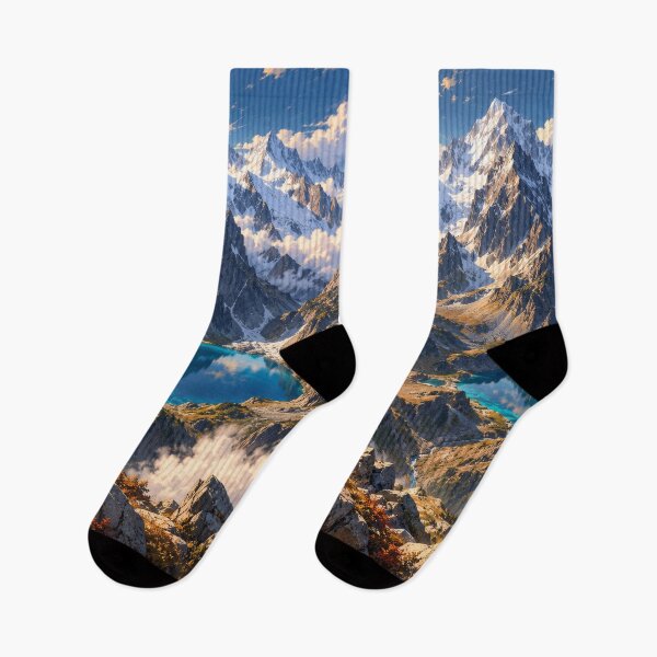 Item preview, Turquoise Lake Beneath the Peaks designed and sold by H-Tsvetkova.