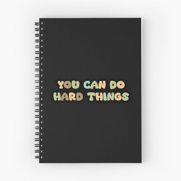 Item preview, You can do hard things, Positive Encouragement Graphic Tee, Inspirational Teacher Motivation designed and sold by faridman.