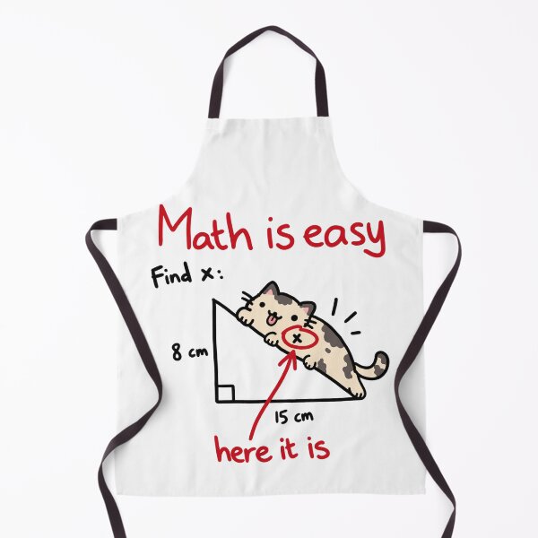 Item preview, Math Is Easy Funny Cat Math Meme designed and sold by MonkiFlipp.