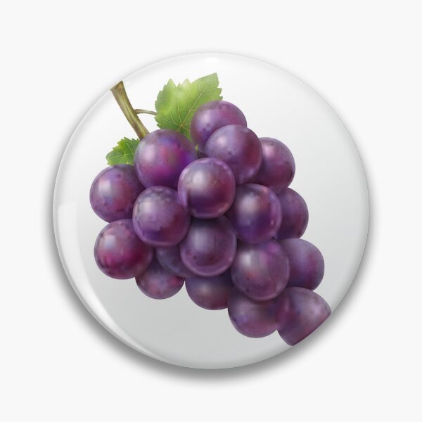 Item preview, Fresh Purple Grapes Fruit Art - Juicy Fruit Lover Gift designed and sold by Sharif Islam.