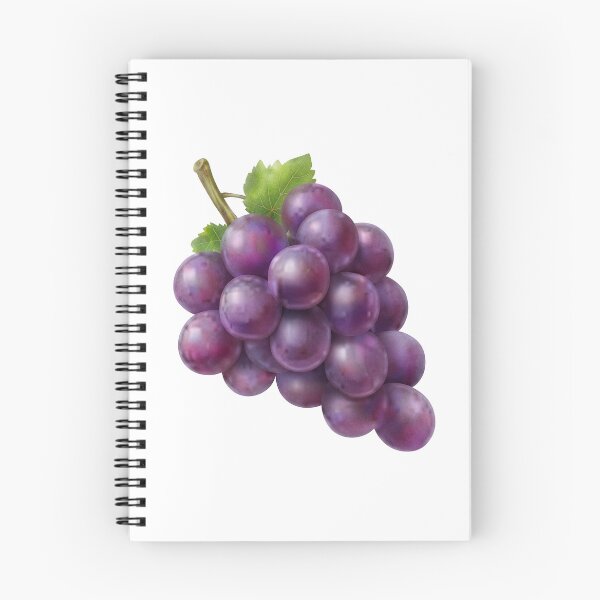 Item preview, Fresh Purple Grapes Fruit Art - Juicy Fruit Lover Gift designed and sold by Sharif Islam.