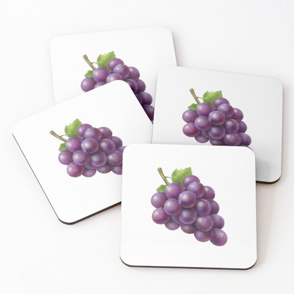 Item preview, Fresh Purple Grapes Fruit Art - Juicy Fruit Lover Gift designed and sold by Sharif Islam.
