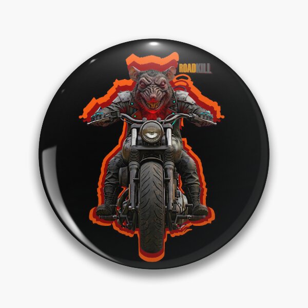 Item preview, Roadkill Cyberpunk Rat Biker Motorcycle Grunge designed and sold by Edwere.