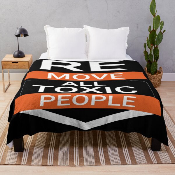 Item preview, Remove Toxic People Motivational Typography designed and sold by Johnnies.