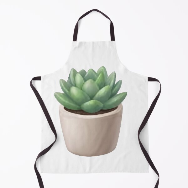 Item preview, Cute Green Potted Succulent Plant - Plant Lover Aesthetic Art designed and sold by Sharif Islam.