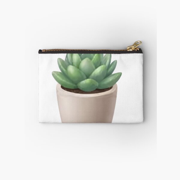 Item preview, Cute Green Potted Succulent Plant - Plant Lover Aesthetic Art designed and sold by Sharif Islam.