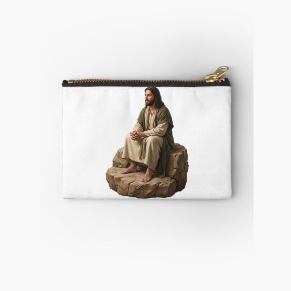 Item preview, Jesus Sitting on Rock Contemplation  designed and sold by stylishdzign.