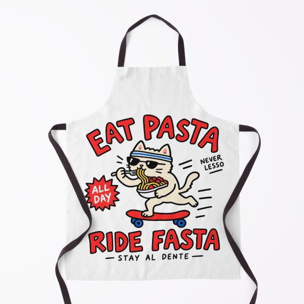 Item preview, Eat Pasta Ride Pasta Funny Cat designed and sold by MonkiFlipp.