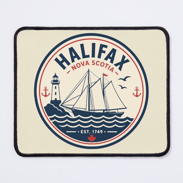 Item preview, Halifax Nova Scotia badge  designed and sold by Travelpeak.