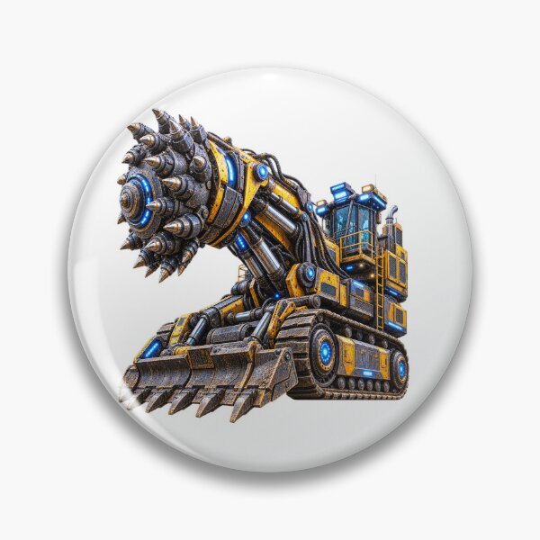 Item preview, Steel Tunnel Boring Machine – Cybernetic Mining Drill designed and sold by SteelCoat Studio.