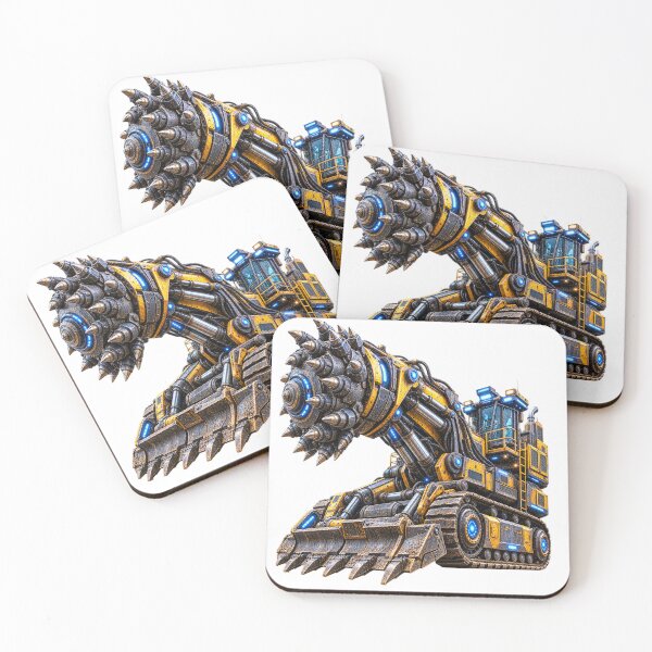 Item preview, Steel Tunnel Boring Machine – Cybernetic Mining Drill designed and sold by SteelCoat Studio.