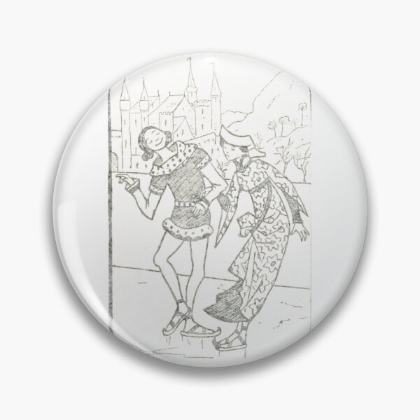 Artikelvorschau, Vintage Medieval Ice Skating Illustration entworfen und verkauft von Antique Science Press.