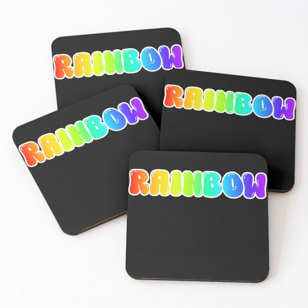Item preview, Rainbow Colorful Bubble Letter Typography Design designed and sold by Detroja Typography.