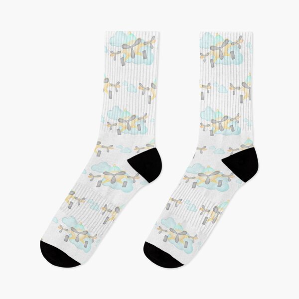 Item preview, Little Pilot Yellow Airplanes Seamless Kids Pattern designed and sold by PatternUnique.