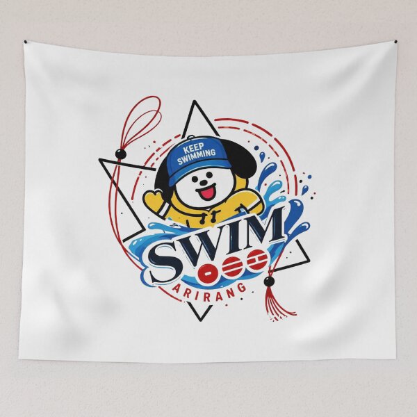 Item preview, BT21 CHIMMY ARIRANG – Keep Swimming Fan Art designed and sold by Kimheawon.