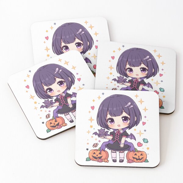 Item preview, Cute Vampire Girl – Kawaii Halloween Magic designed and sold by Cavalier-org.