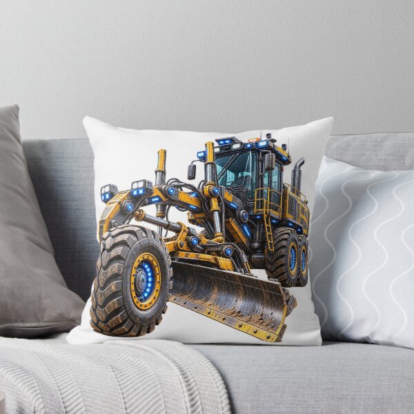 Item preview, Steel Motor Grader – Cybernetic Road Construction Machine designed and sold by SteelCoat Studio.