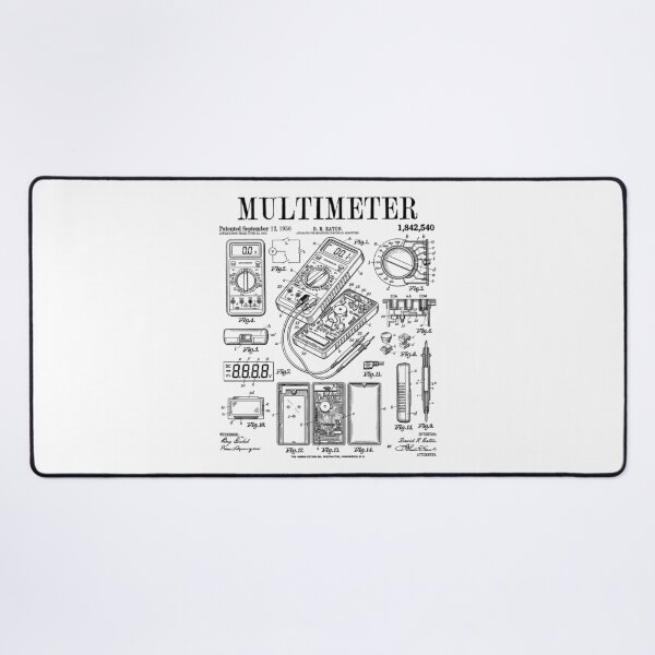 Item preview, Electrician Electrical Worker Multimeter Tool Vintage Patent designed and sold by GrandeDuc.