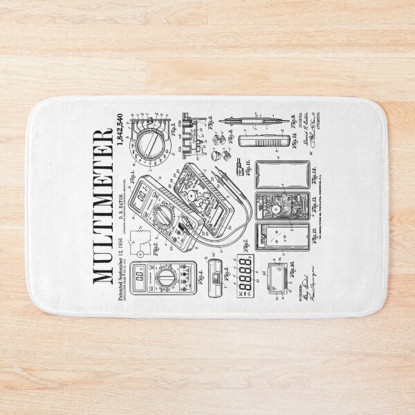 Item preview, Electrician Electrical Worker Multimeter Tool Vintage Patent designed and sold by GrandeDuc.